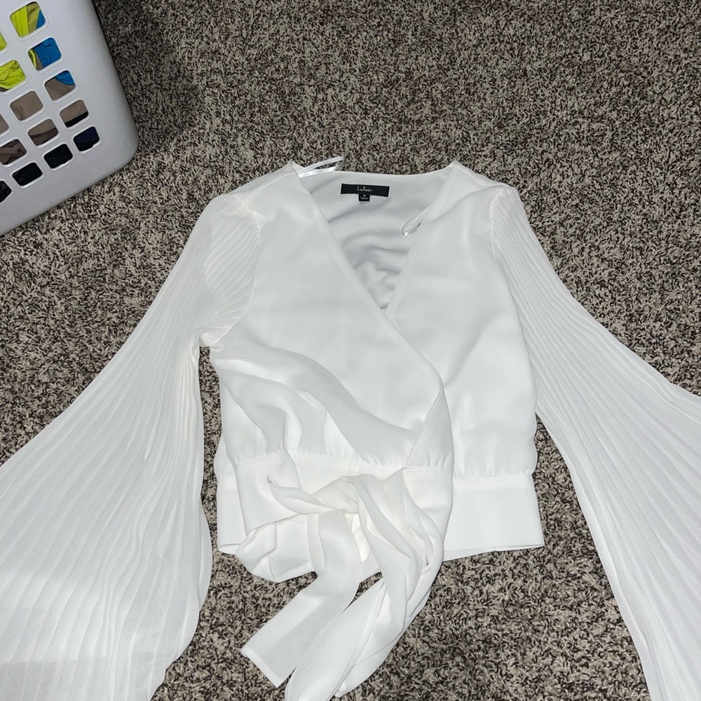 Lulus size medium white blouse